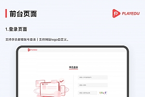 内部培训平台的系统 PlayEdu搭建私有化内部培训平台