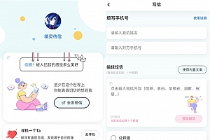 精灵传信系统支持网站+小程序双端源码