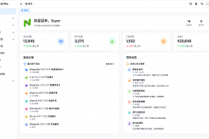 一款基于 Vue3 完全开源免费、界面精美的后台管理模板,开箱即用!