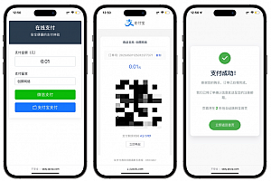 全开源自适应聚合收款单页源码