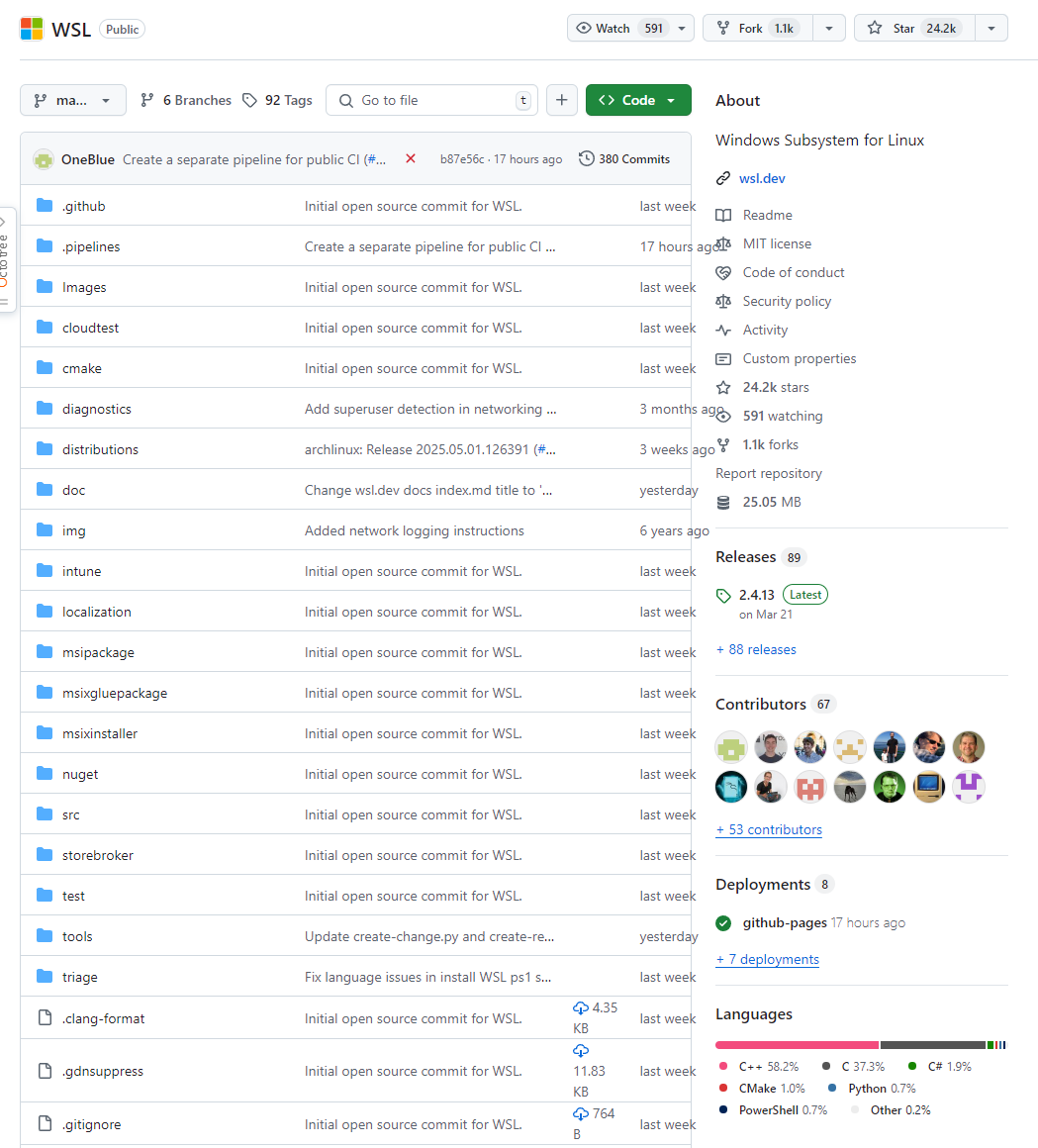 微软太硬了,宣布 GitHub Copilot 和 WSL 全面开源!-5 微软太硬了,宣布 GitHub Copilot 和 WSL 全面开源!