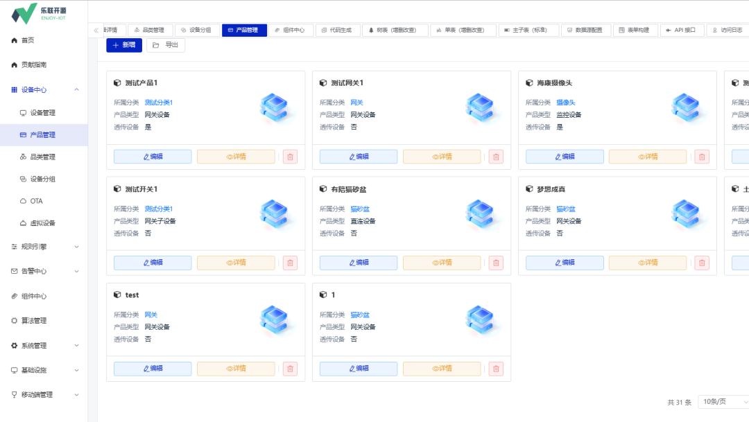 一个基于 Java 若依基础框架开发的物联网平台,前后端代码 100% 开源!-4 一个基于 Java 若依基础框架开发的物联网平台,前后端代码 100% 开源!