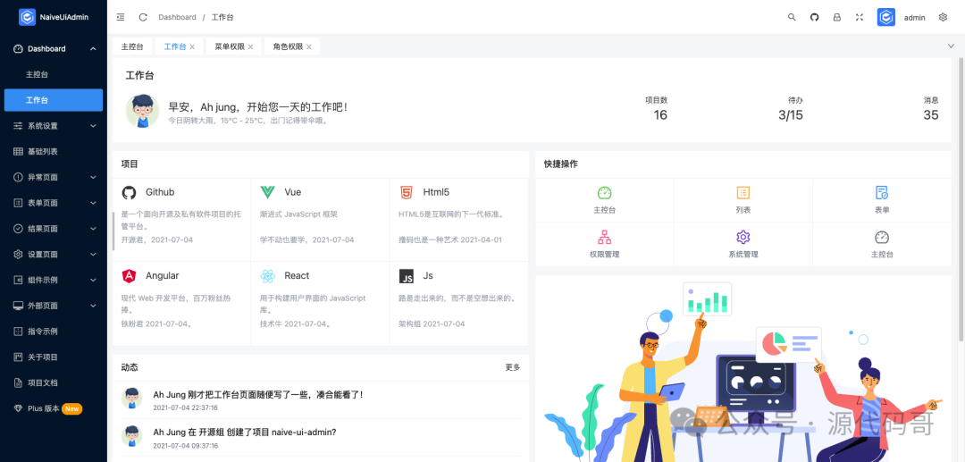 【后台系统模板】一款免费的后台管理仪表模板,界面美观、开箱即用-2 【后台系统模板】一款免费的后台管理仪表模板,界面美观、开箱即用