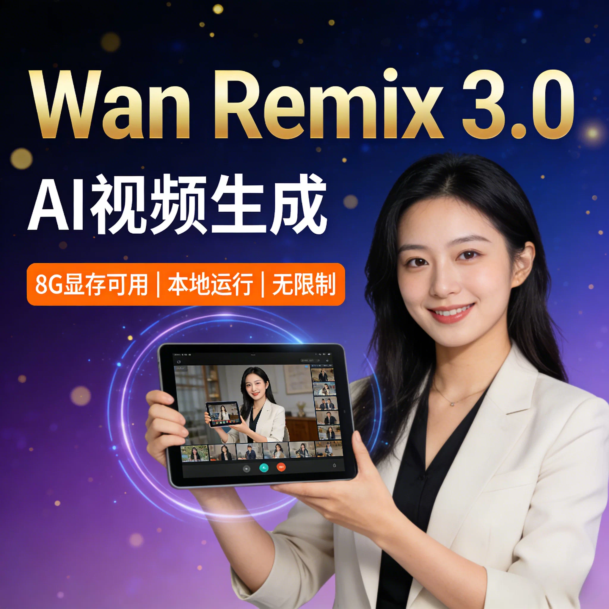 Wan 2.2视频生成软件整合包 文字或图像生视频 无限时长-2 Wan 2.2视频生成软件整合包 文字或图像生视频 无限时长