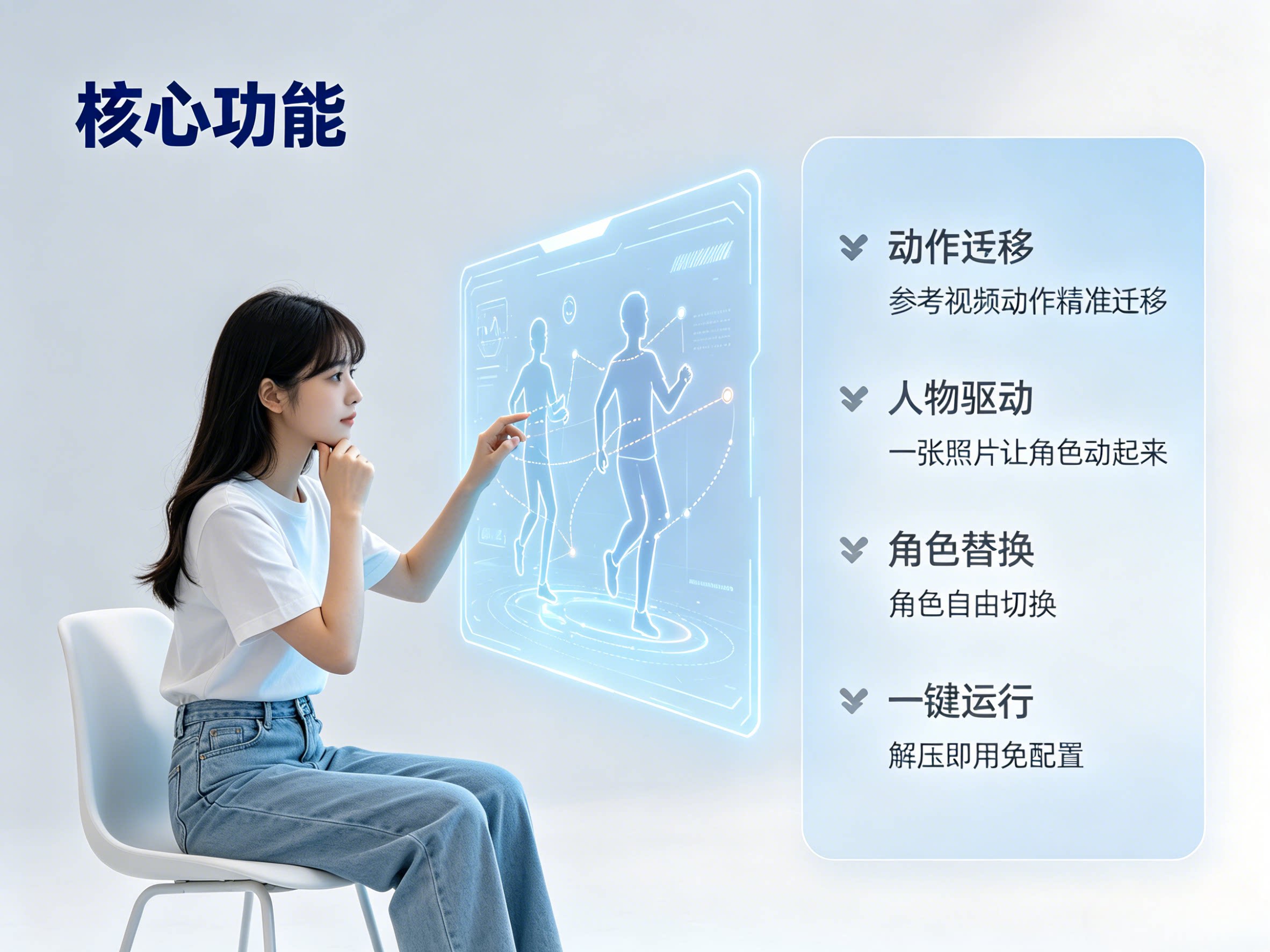 Wan animate 图片生成视频 动作迁移 角色替换 comfyui 整合包-3 Wan animate 图片生成视频 动作迁移 角色替换 comfyui 整合包
