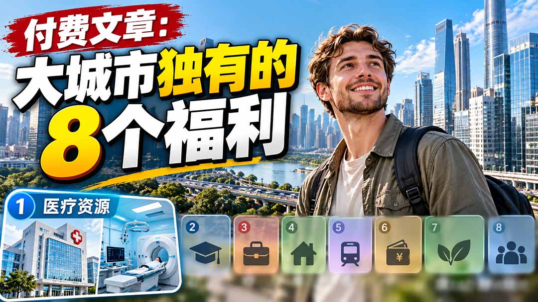 (20848期)付费文章:大城市独有的8个福利-1 (20848期)付费文章:大城市独有的8个福利