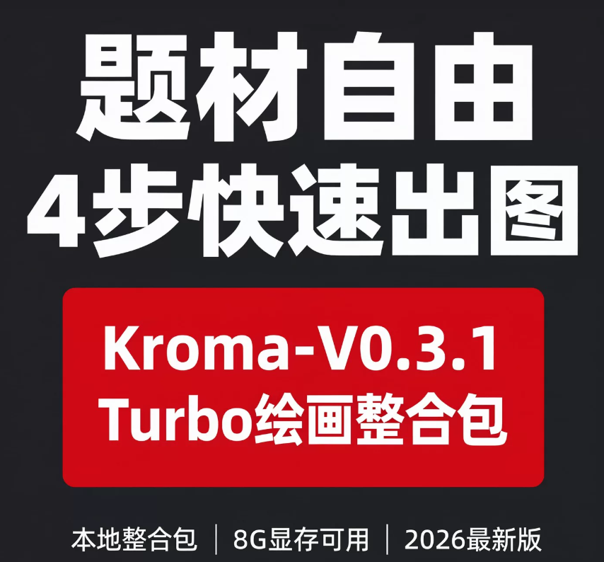 Kroma整合包文生图图生图角色迁移多图参考编辑 无限制缩略图百创网-源码交易平台_网站源码_商城源码_小程序源码