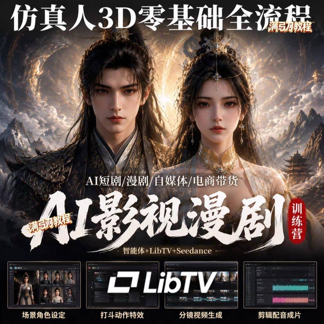 LibTV教程即梦ai豆包影视短漫剧打斗特效提示词插图百创网-源码交易平台_网站源码_商城源码_小程序源码 LibTV教程即梦ai豆包影视短漫剧打斗特效提示词